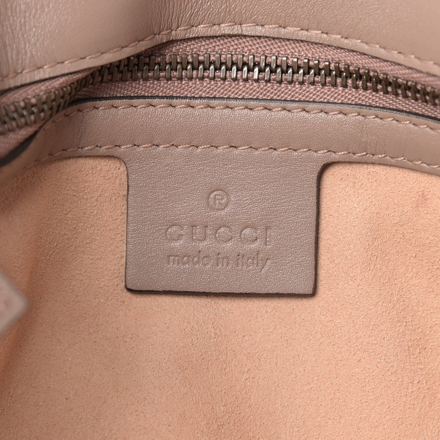 Gucci Calfskin Matelasse Medium GG Marmont Shoulder Bag Porcelain Rose 6 of 9