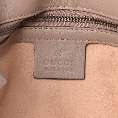 Gucci Calfskin Matelasse Medium GG Marmont Shoulder Bag Porcelain Rose 6 of 9