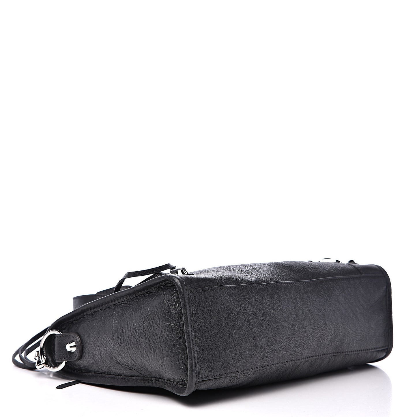 Agneau Classic Silver Hardware S City Gris Fossile