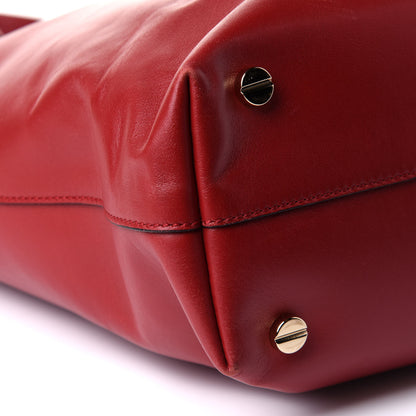 Valentino Garavani Vitello Lovestud Tote Red 6 of 11