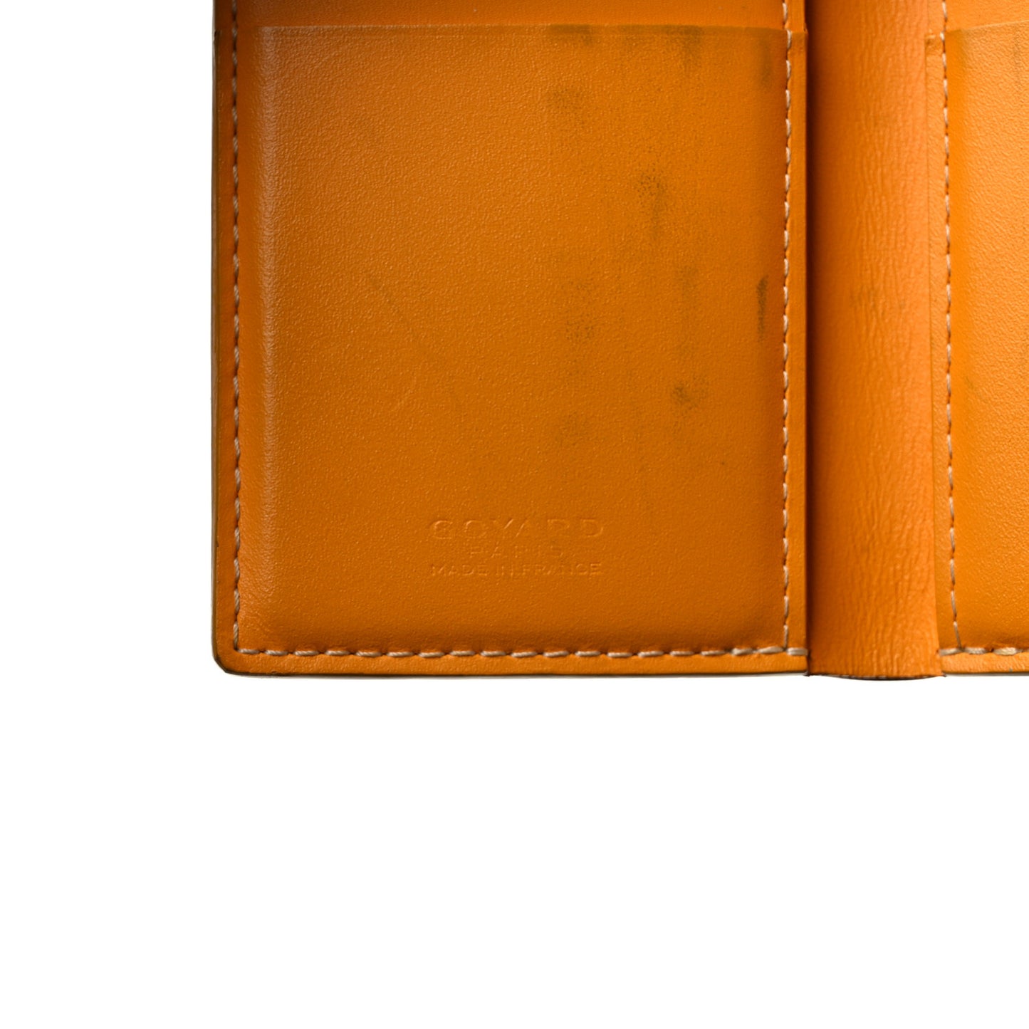 Goyardine Saint Pierre Card Holder Yellow