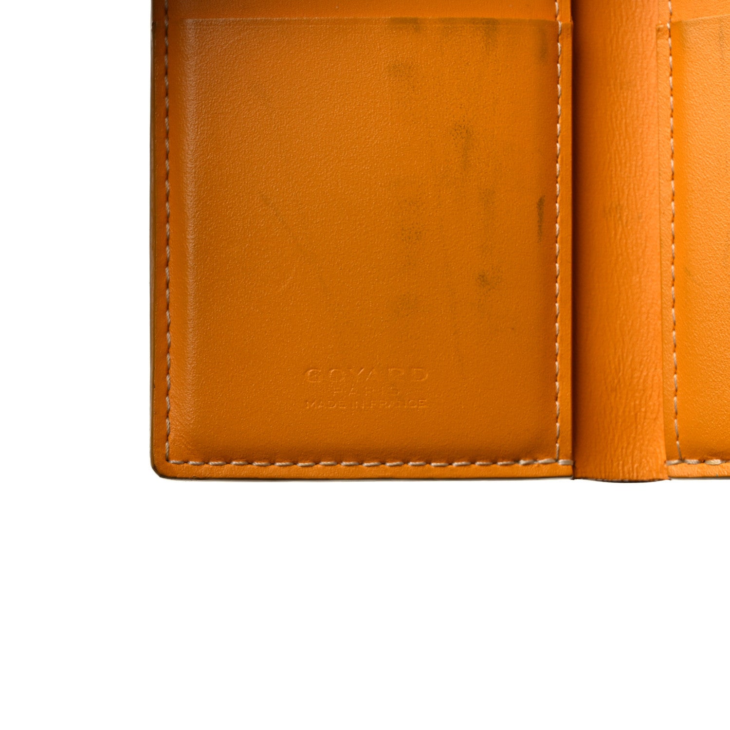 Goyard Goyardine Saint Pierre Card Holder Yellow 6 of 7