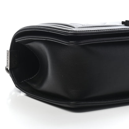 Chanel Lambskin Quilted Medium Boy Flap Black 8 of 10