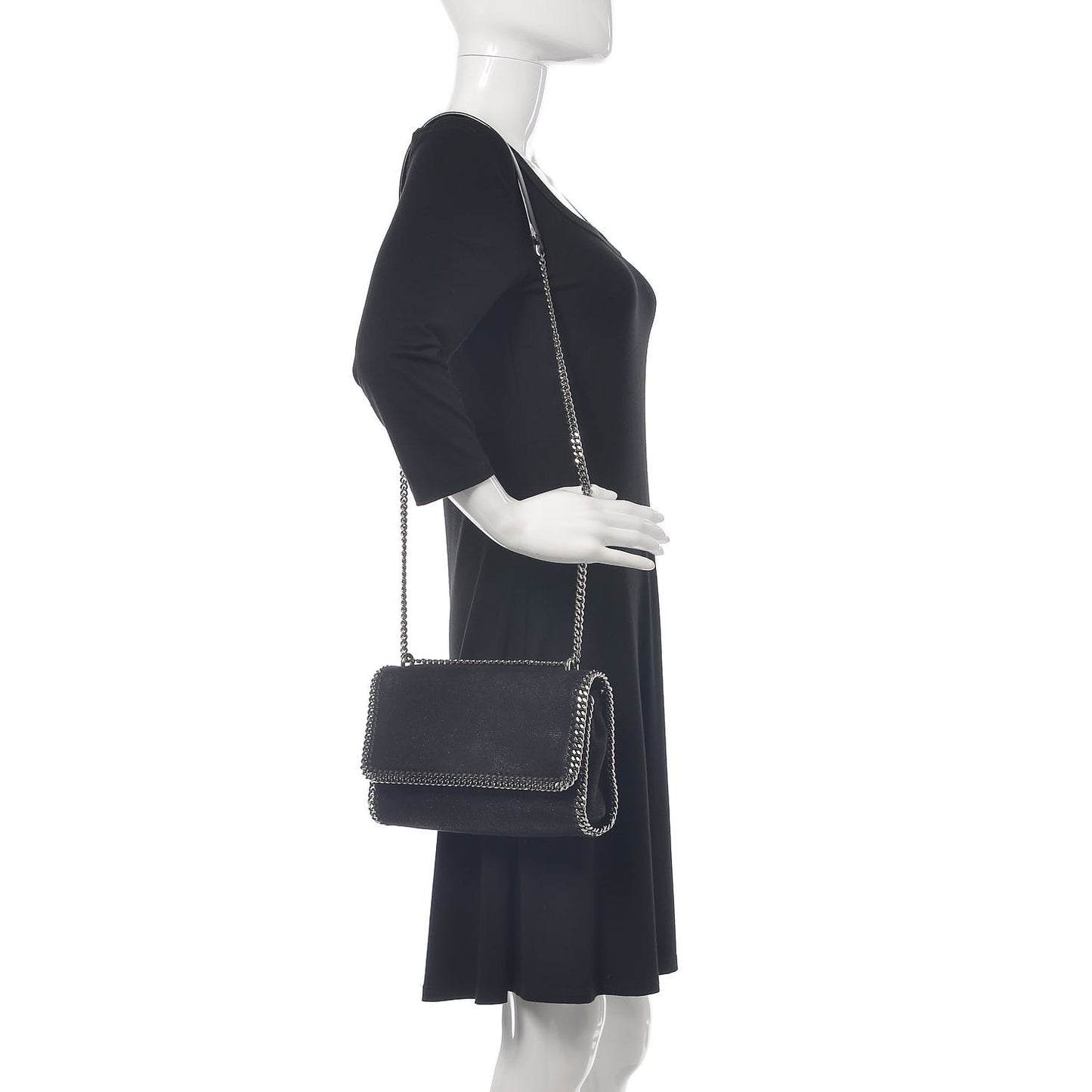 Shaggy Deer Falabella Crossbody Bag Black