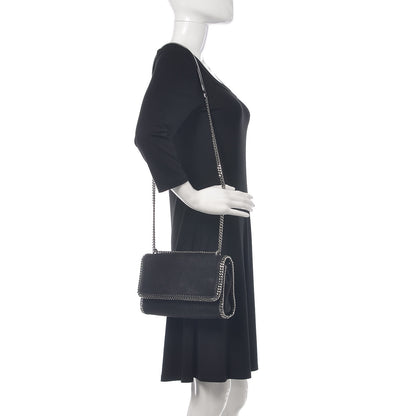 Stella McCartney Shaggy Deer Falabella Crossbody Bag Black 2 of 9
