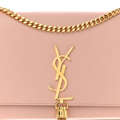 Saint Laurent Grain De Poudre Medium Classic Monogram Kate Tassel Satchel Pale Blush 6 of 8