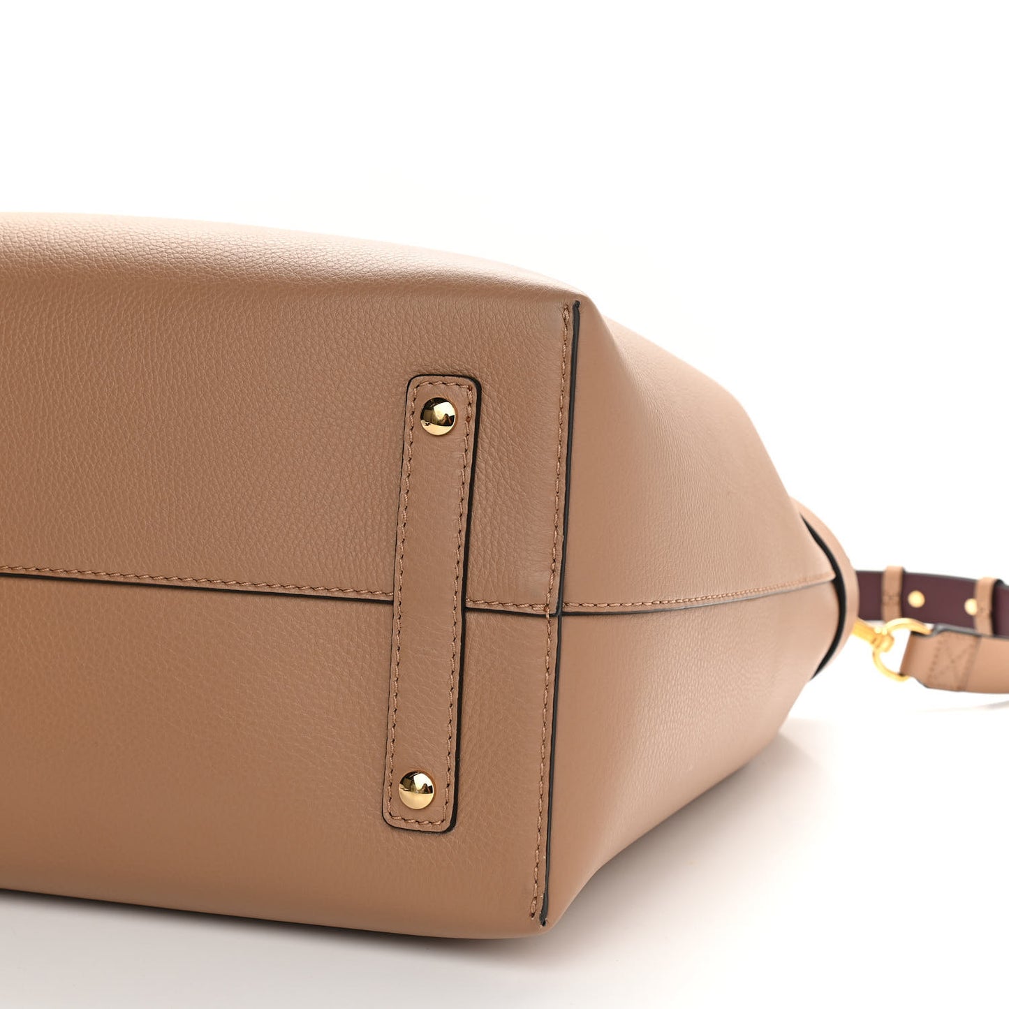 Marais Calfskin Large Belt Bag Tan