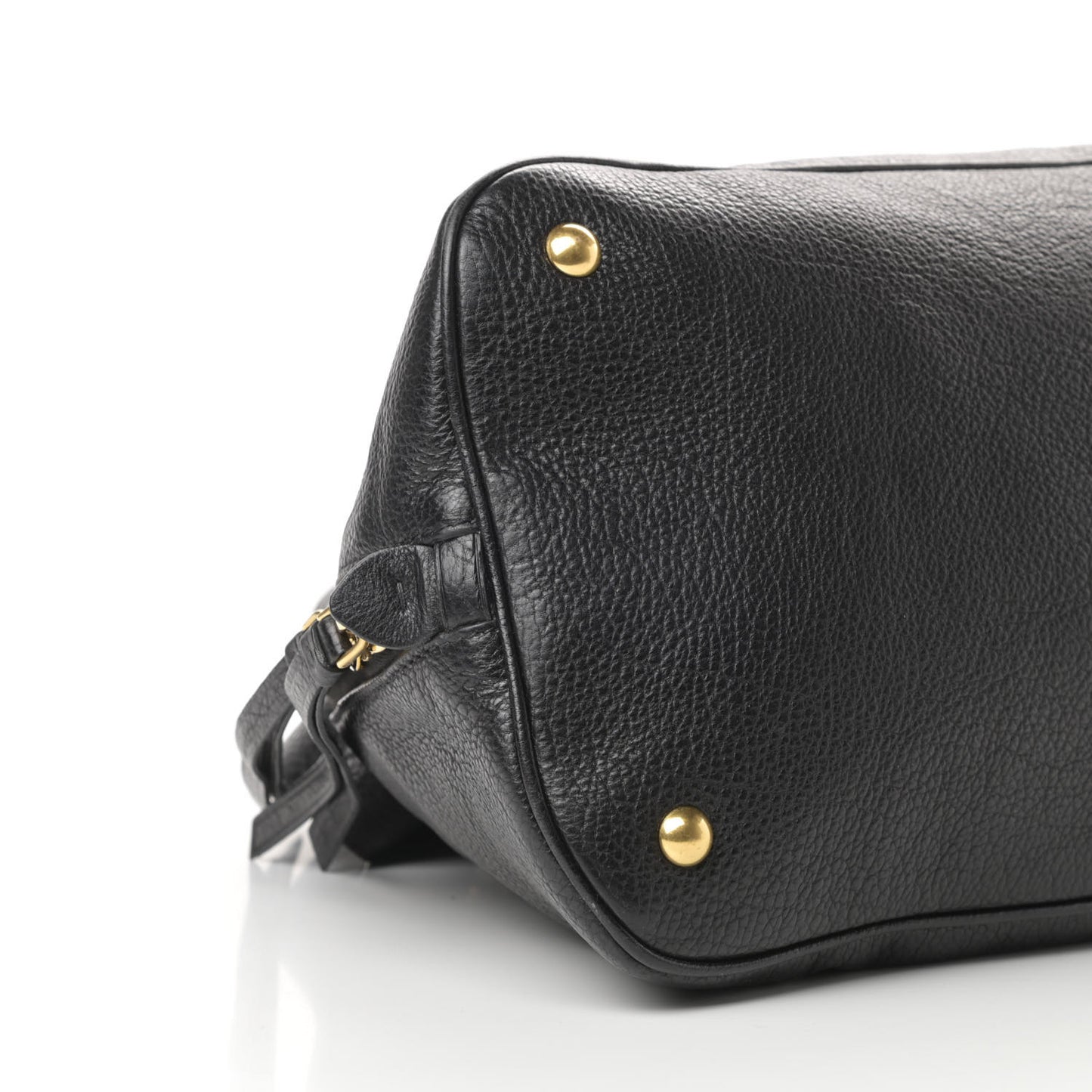 Goatskin Madras Bauletto Black