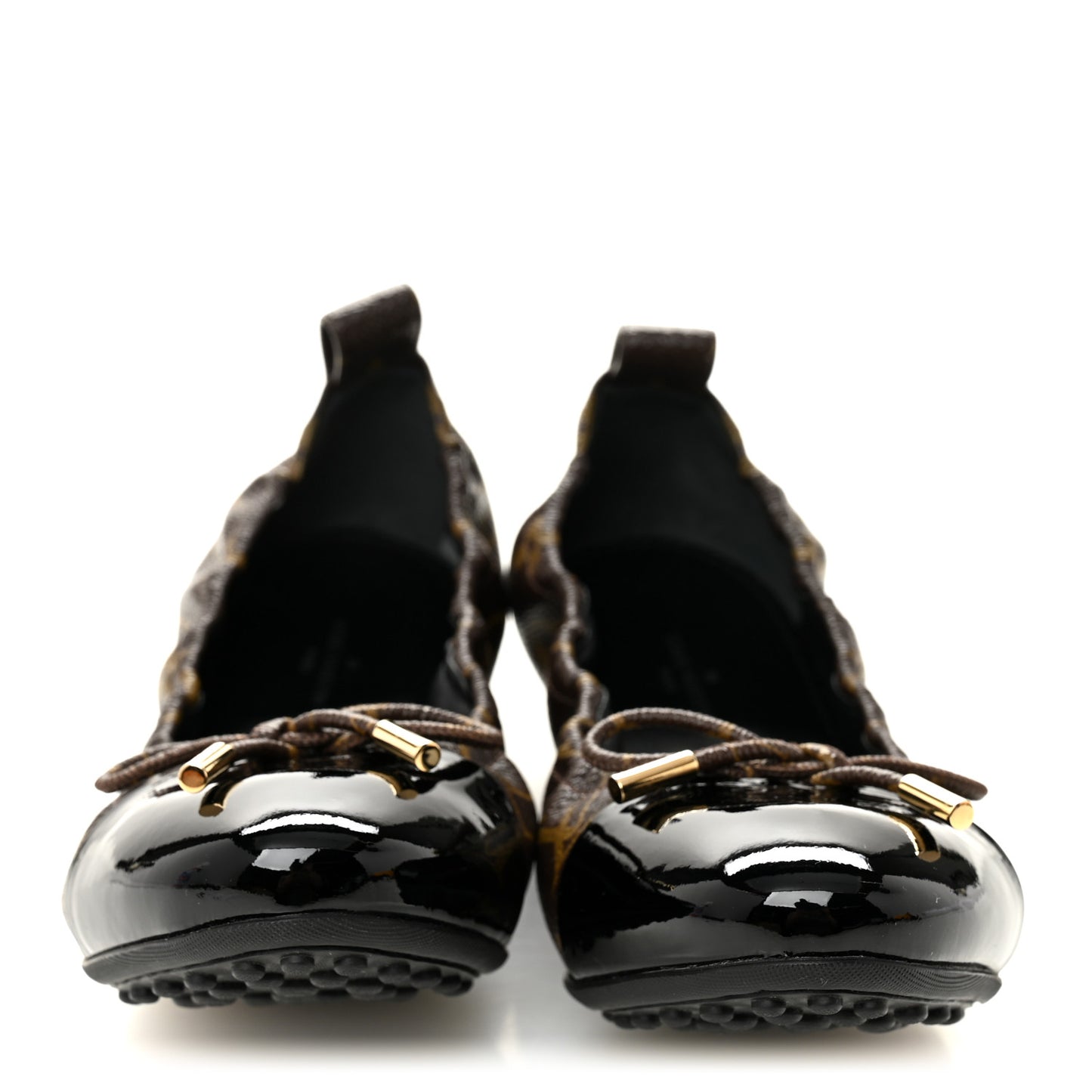 Monogram Flirty Ballerina Flats 38 Black