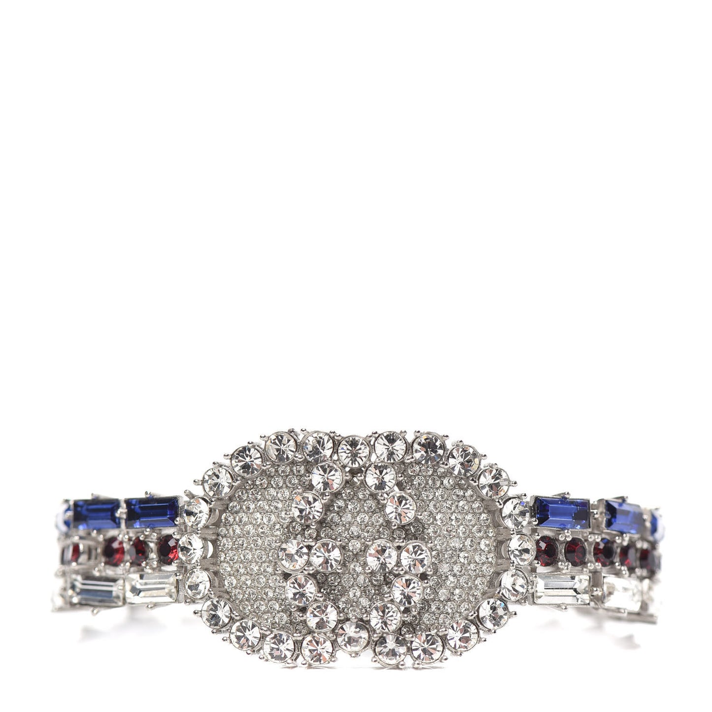 Crystals Double G Web Bracelet