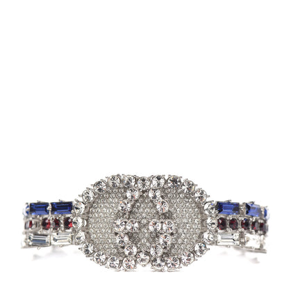 Gucci Crystals Double G Web Bracelet 1 of 5