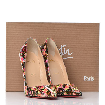 Christian Louboutin Patent Granite So Kate 120 Pumps 36.5 Multicolor 8 of 8