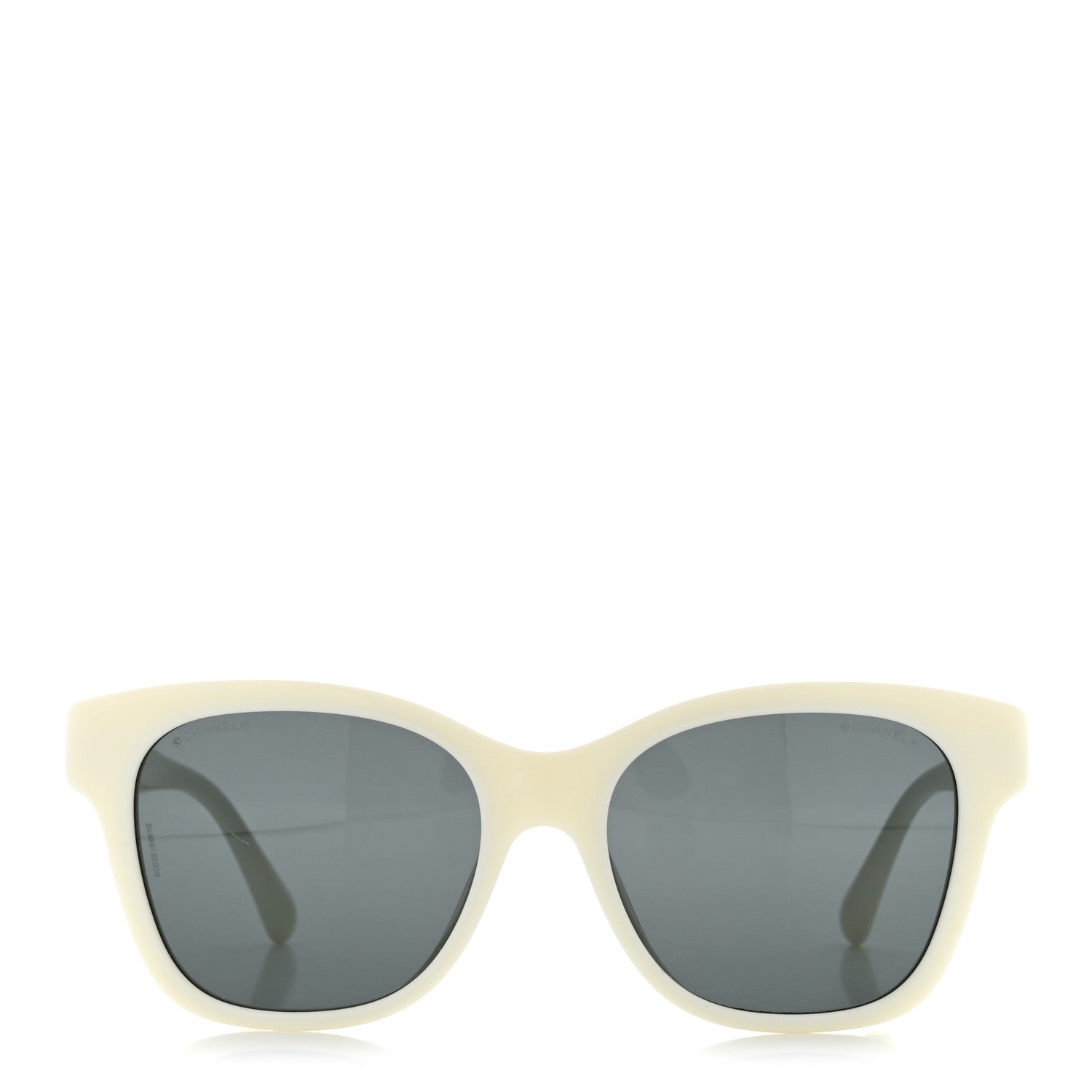 Chanel Acetate Polarized Pearl CC Square Sunglasses 5482-H-A White 2 of 10