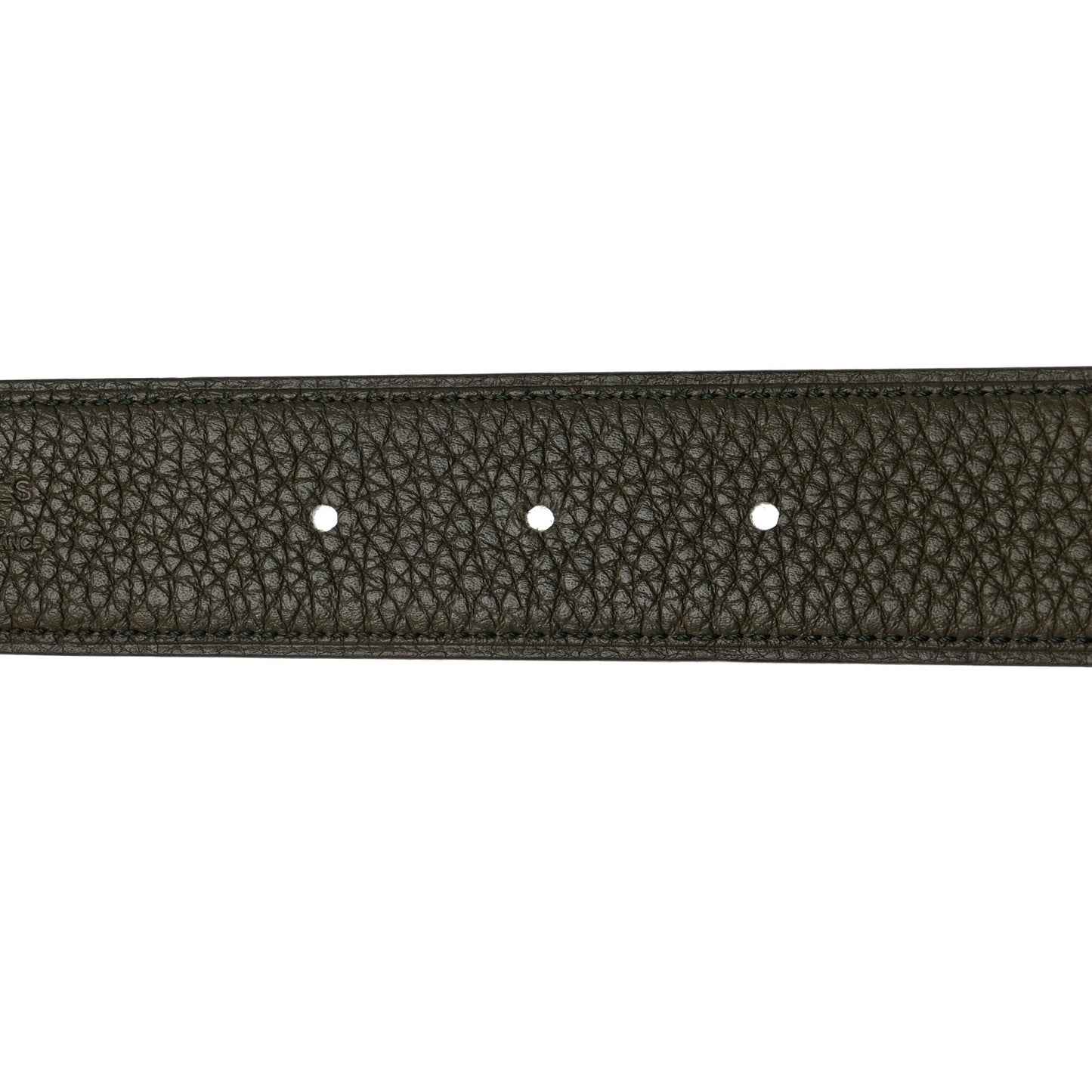 Box Togo PVD Plated 32mm H Belt 80 Plomb Vert De Gris