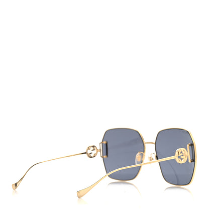 Gucci Square Aviator Sunglasses GG1207SA Gold 4 of 8