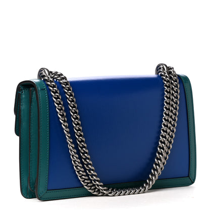 Gucci Azalea Calfskin Enamel Small Dionysus Shoulder Bag Imperial Blue Pavone Off White 2 of 5
