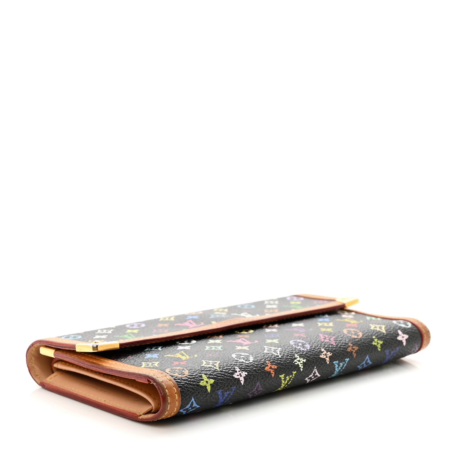 Monogram Multicolor Porte Tresor International Wallet Black