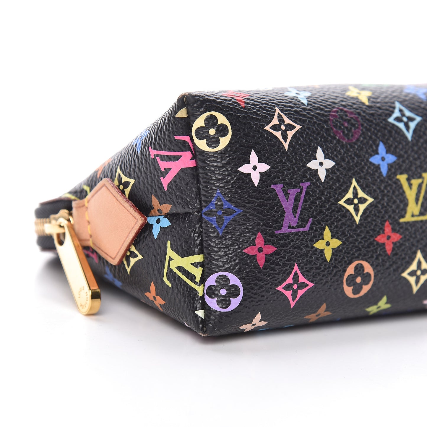 Monogram Multicolor Cosmetic Pouch Black Grenade