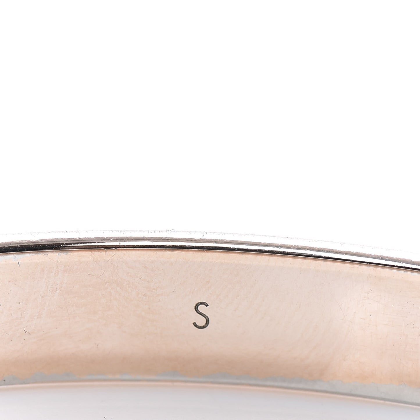 Monogram Nanogram Cuff S Pink Gold