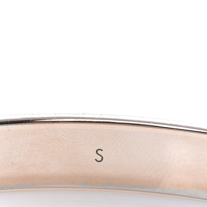Louis Vuitton Monogram Nanogram Cuff S Pink Gold 4 of 7