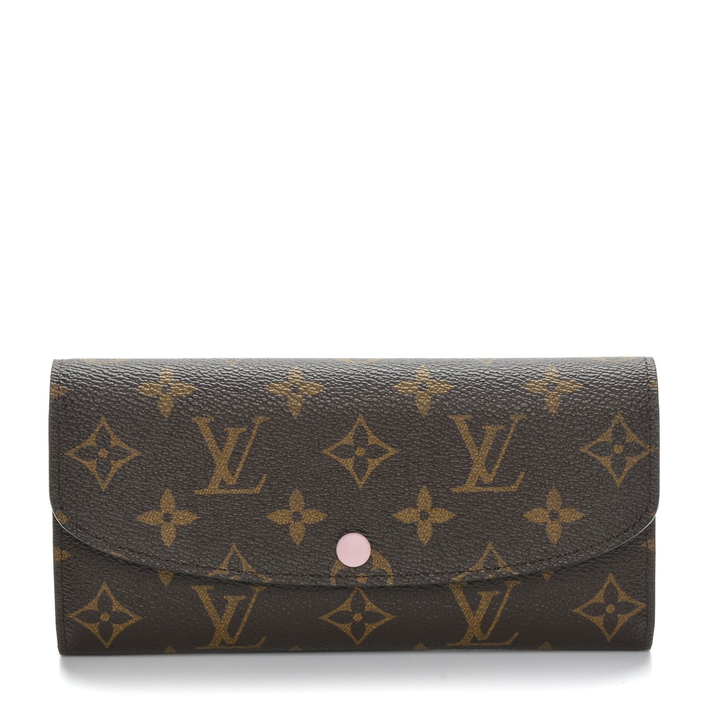 Monogram Emilie Wallet Rose Ballerine