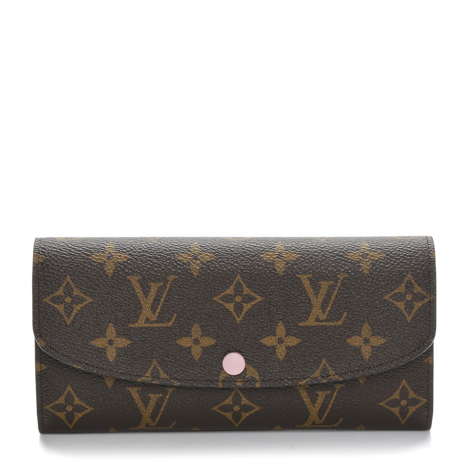 Louis Vuitton Monogram Emilie Wallet Rose Ballerine 1 of 7