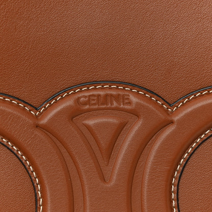 Celine Smooth Calfskin Small Cuir Triomphe Bucket Bag Tan 6 of 10