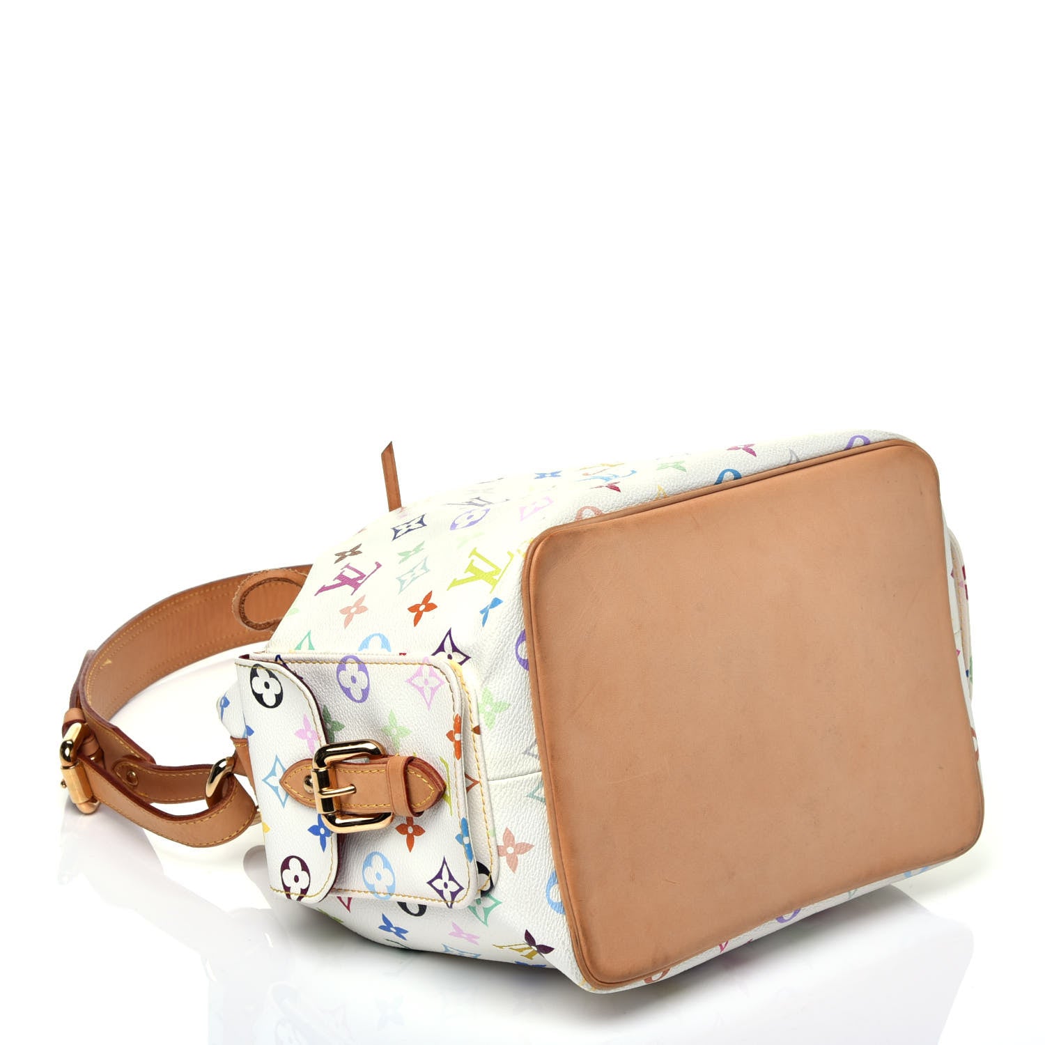 Louis Vuitton Monogram Multicolor Petit Noe White 4 of 8