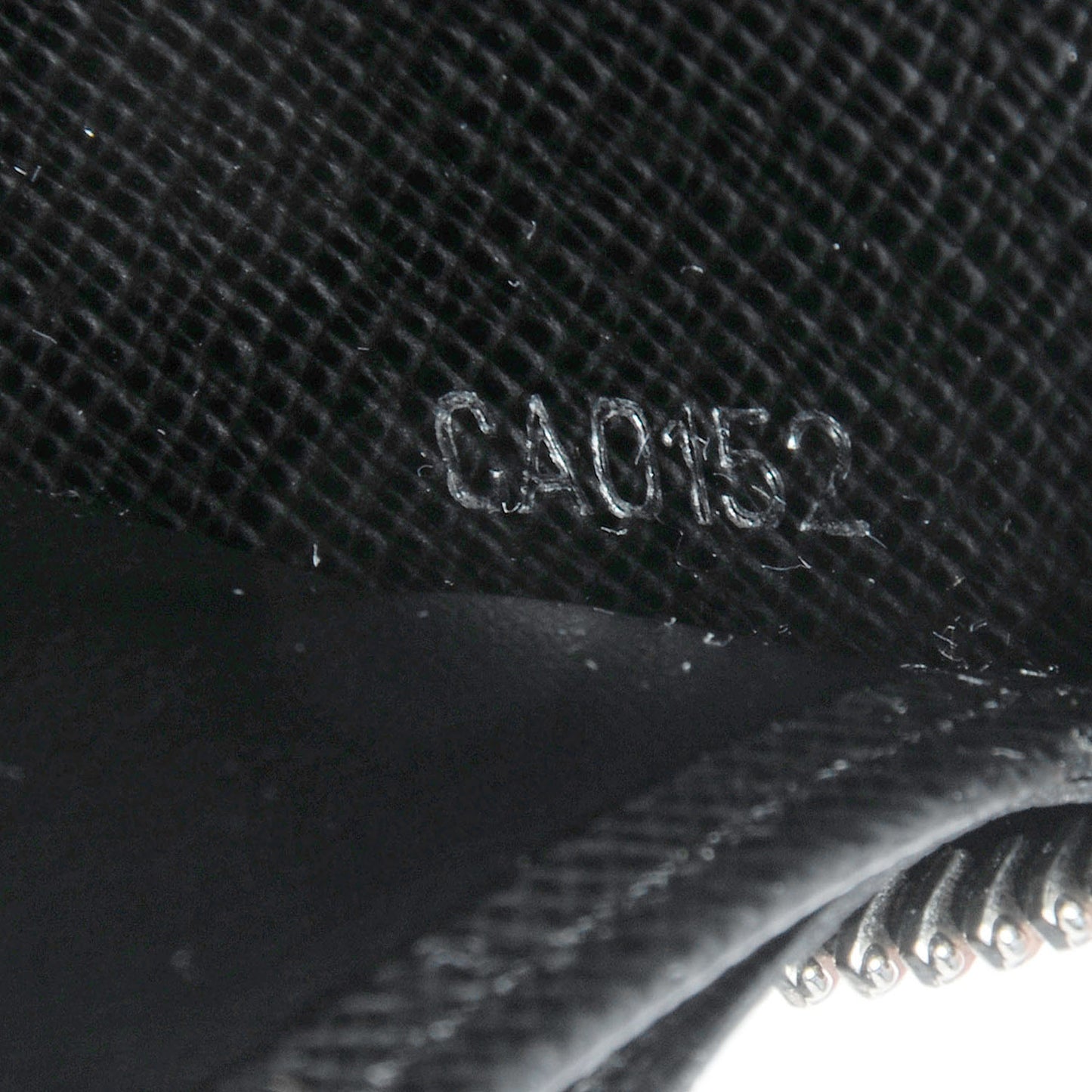 Epi Leather Zippy Wallet Black