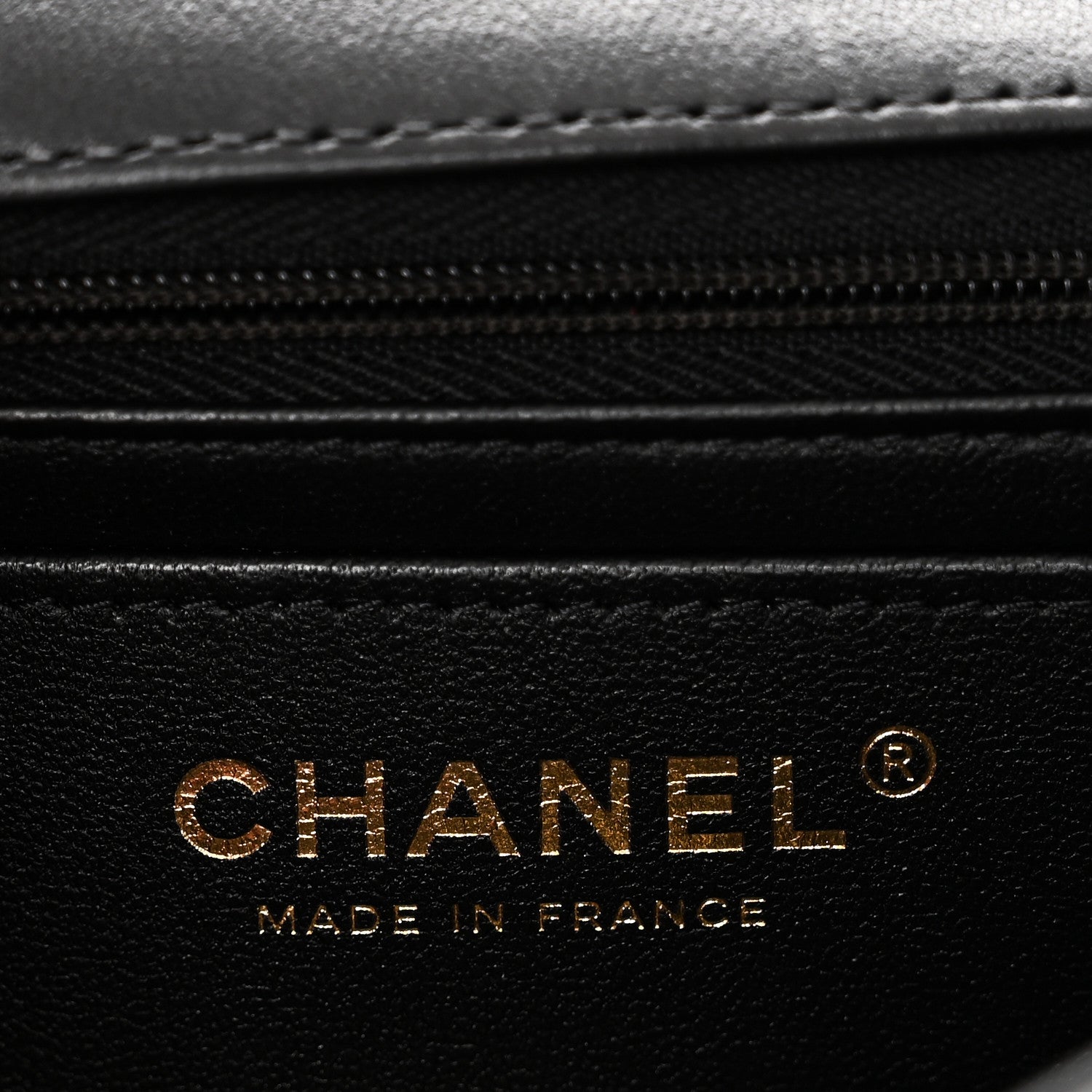 Chanel Lambskin Quilted Mini Rectangular Flap Black 6 of 10