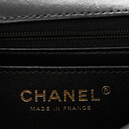 Chanel Lambskin Quilted Mini Rectangular Flap Black 6 of 10