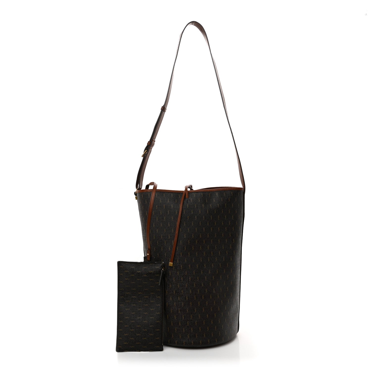 Saint Laurent Le Monogramme Bucket Bag Chocolate Brun 3 of 17