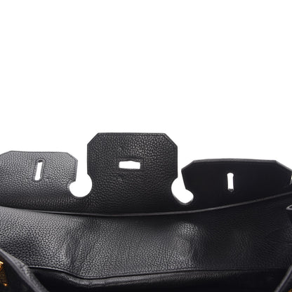 Hermes Taurillon Clemence JPG Birkin 42 Black 24 of 36