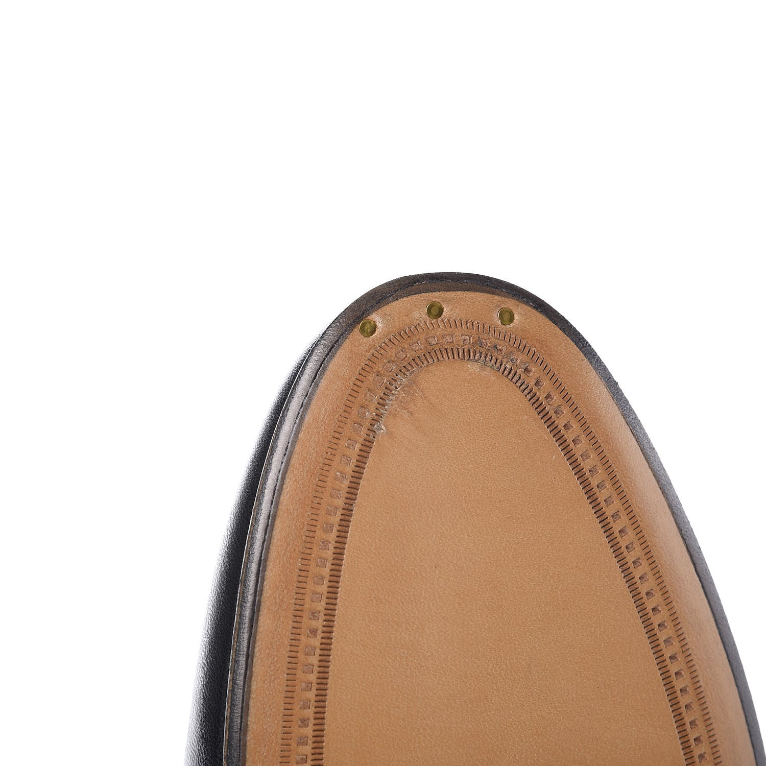 Gucci Lambskin Womens Brixton Horsebit Loafers 39 Black 8 of 10