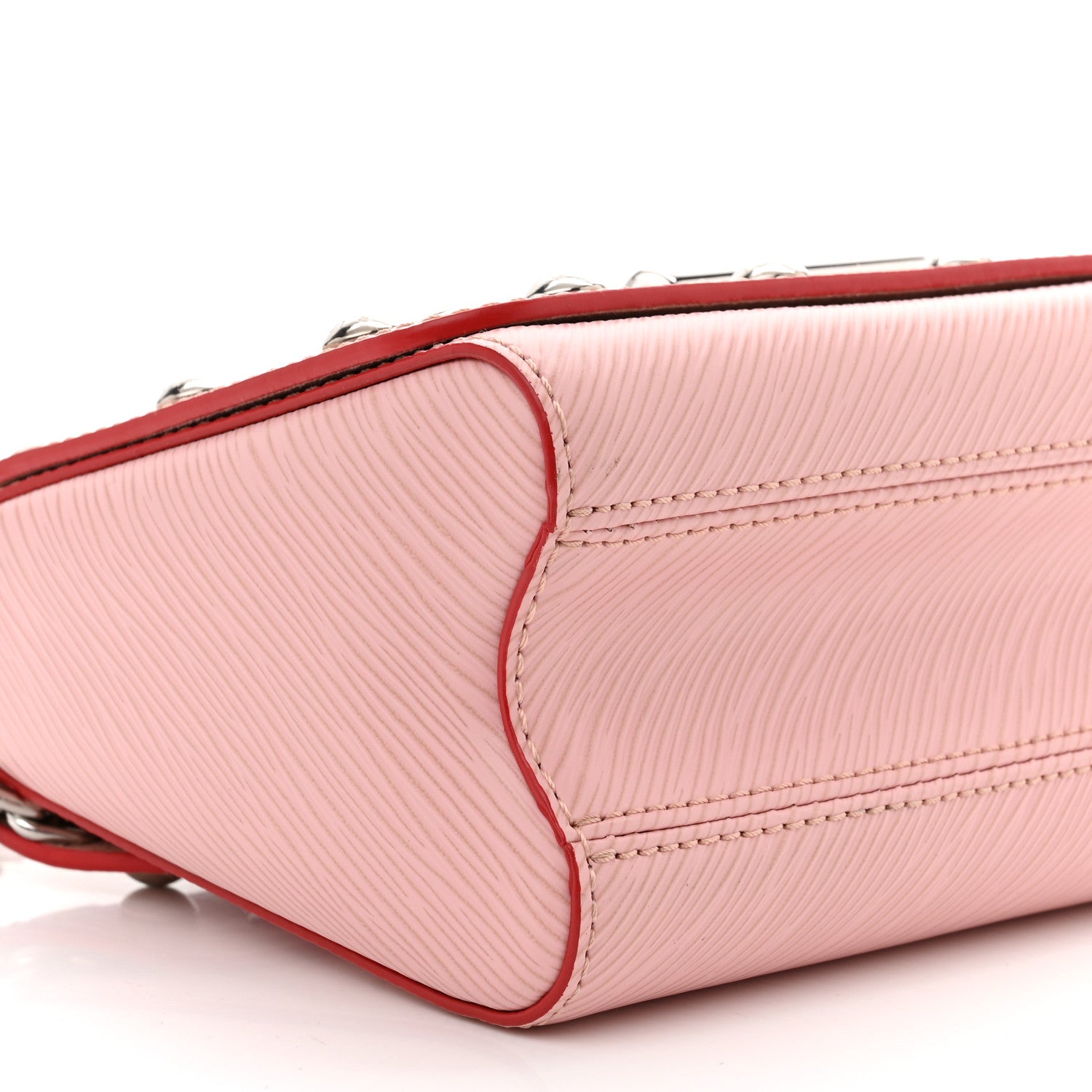 Louis Vuitton Epi Studded Twist Shoulder Bag PM Rose Ballerine 6 of 8