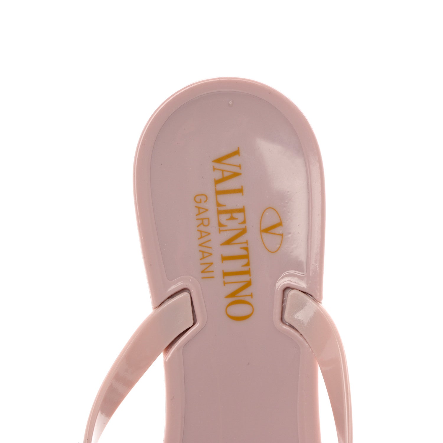 Valentino Garavani PVC Jelly Rockstud Bow Thong Sandals 37 Water Rose 11 of 16