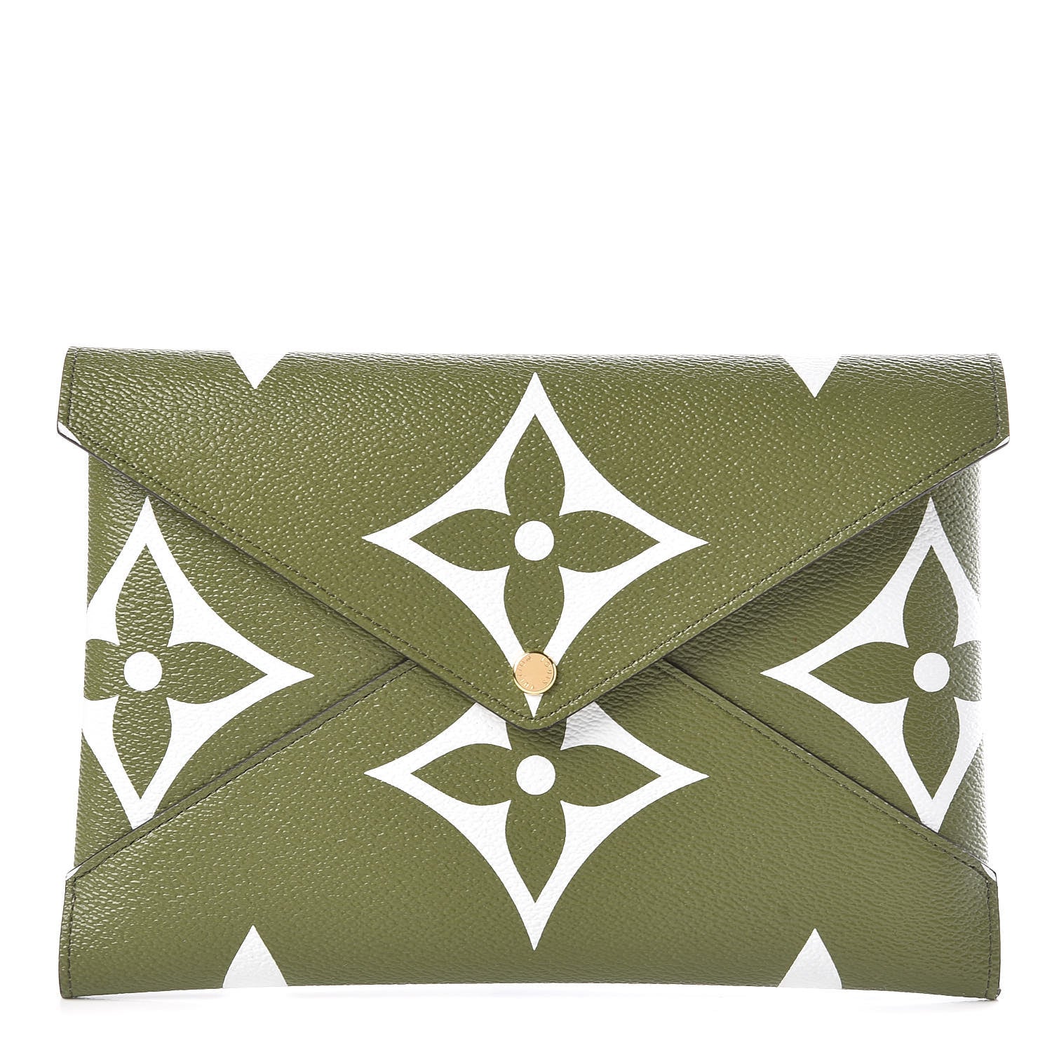 Louis Vuitton Monogram Giant Large Kirigami Pochette Kaki 1 of 7