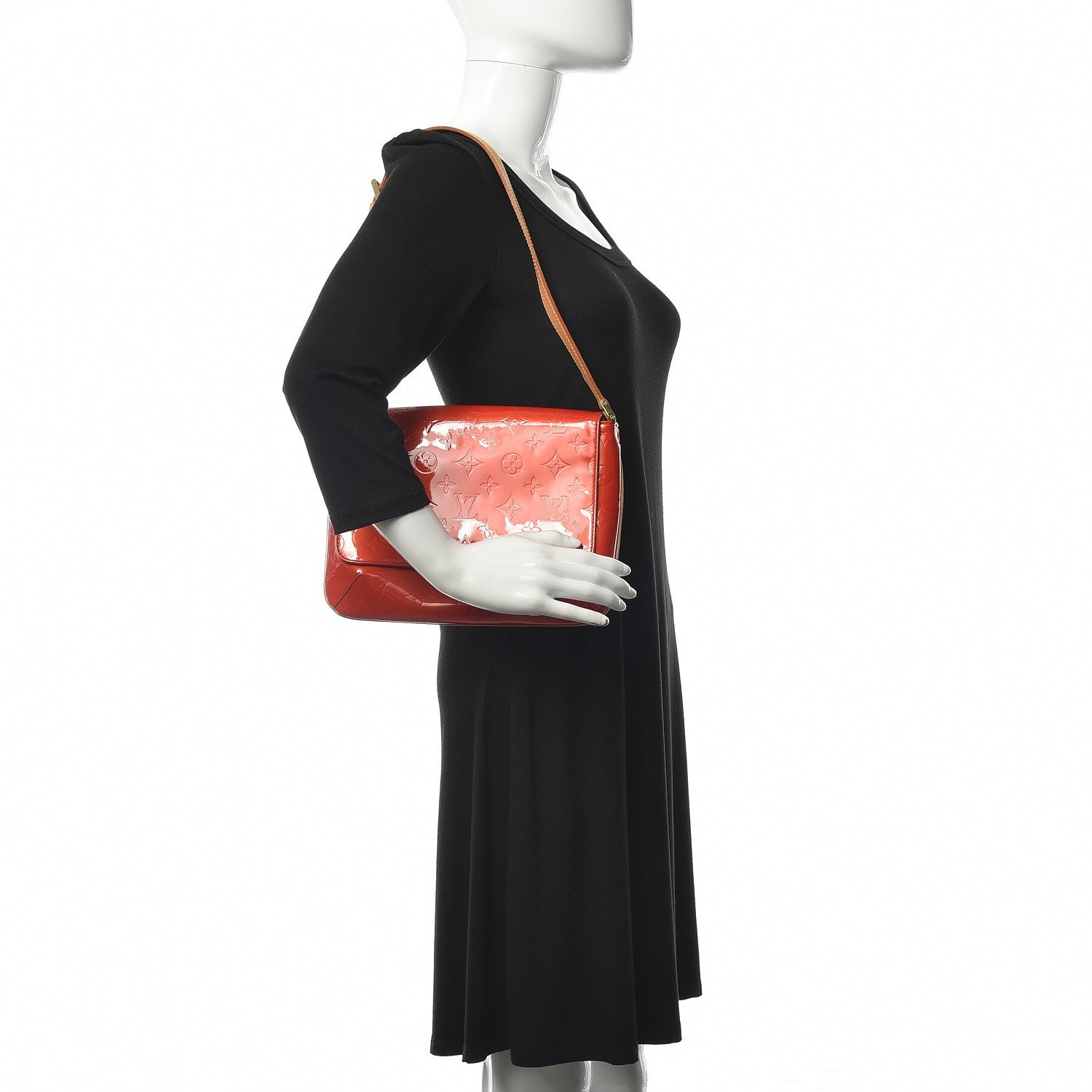 Louis Vuitton Vernis Thompson Street Rouge 2 of 12