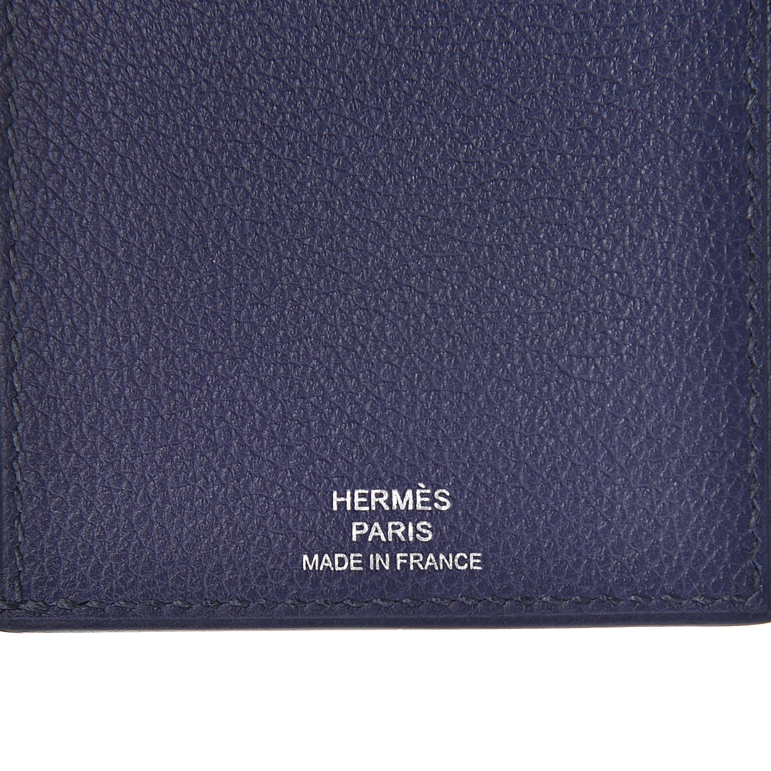 Hermes Epsom Evercalf Evercolor Sombrero Les Petits Chevaux Card Holder Bleu Encre Indigo Bleu Royal Bleu Obscur 6 of 8