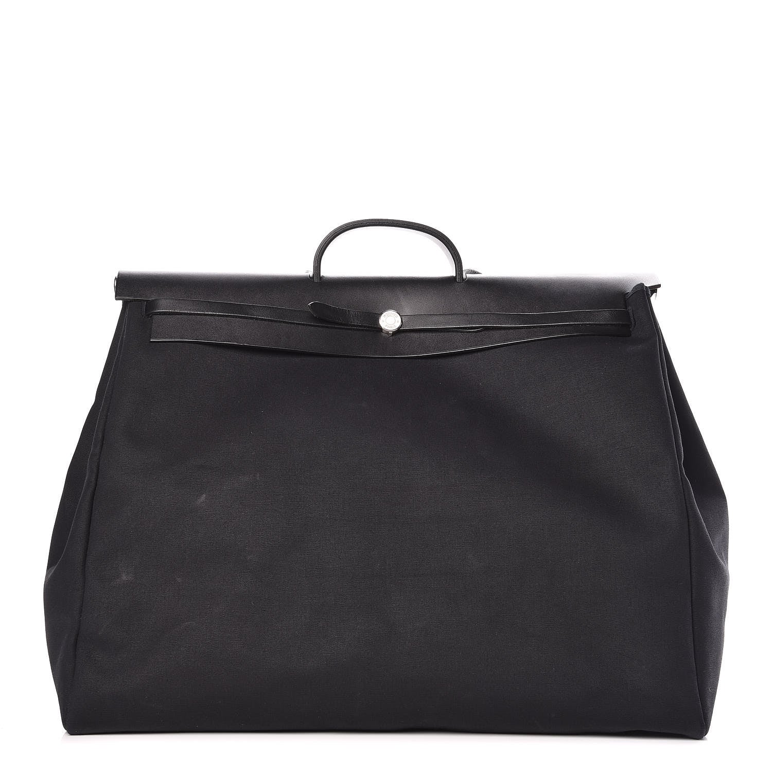Hermes Toile Vache Calfskin Herbag Cabin Black 1 of 18