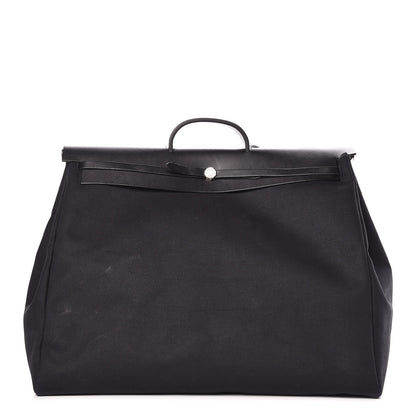 Hermes Toile Vache Calfskin Herbag Cabin Black 1 of 18