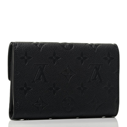 Louis Vuitton Empreinte Compact Curieuse Wallet Black 2 of 3