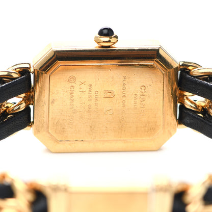 Chanel Stainless Steel Lambskin 20mm Chain Premiere Quartz Watch Gold XL 4 of 4