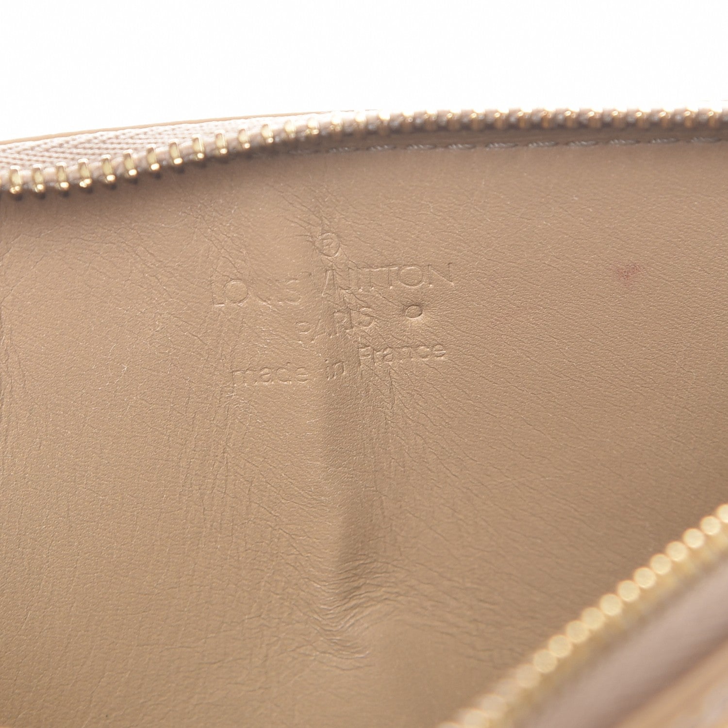 Louis Vuitton Vernis Lexington Pochette Beige 6 of 9