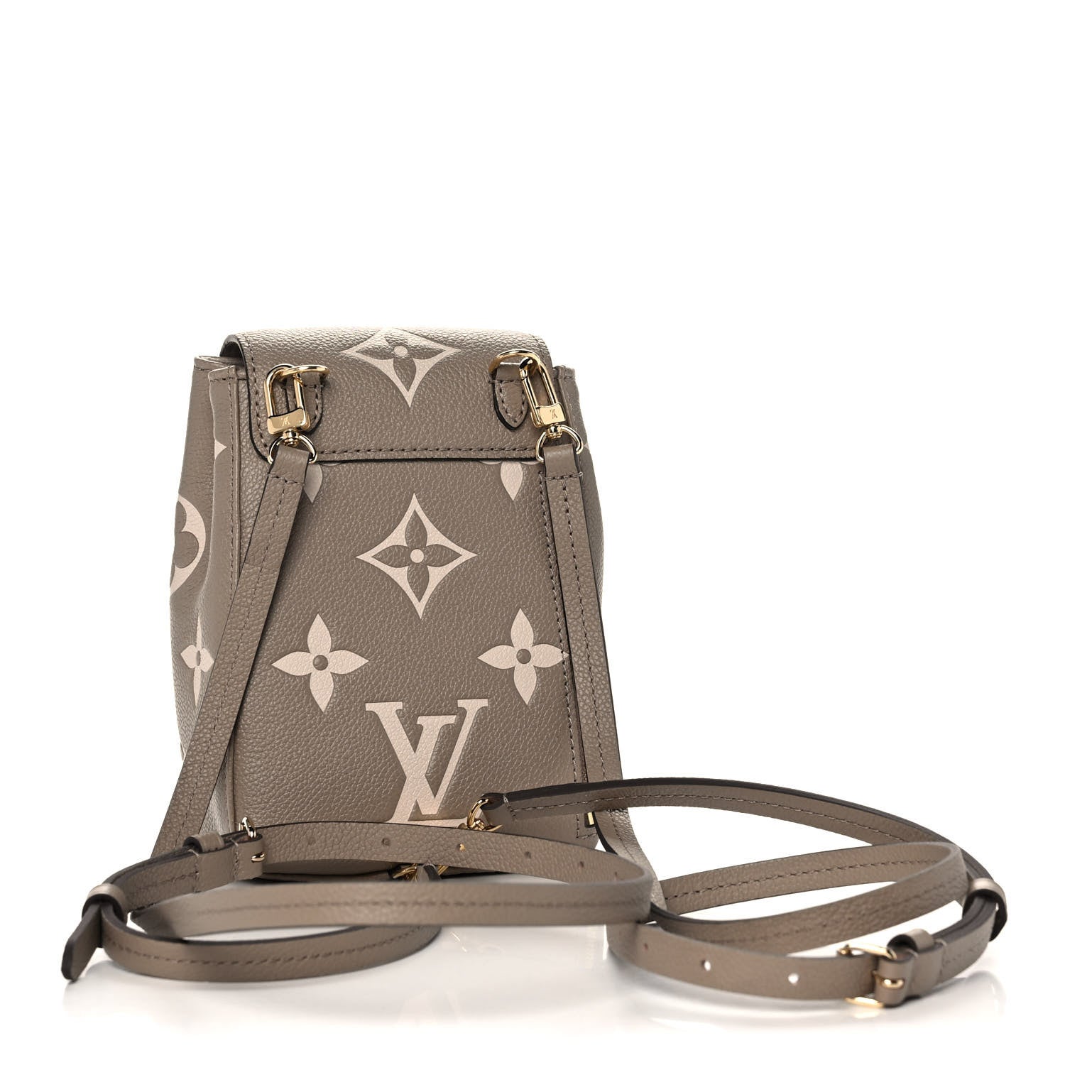 Louis Vuitton Empreinte Monogram Giant Tiny Backpack Tourterelle Cream 3 of 11