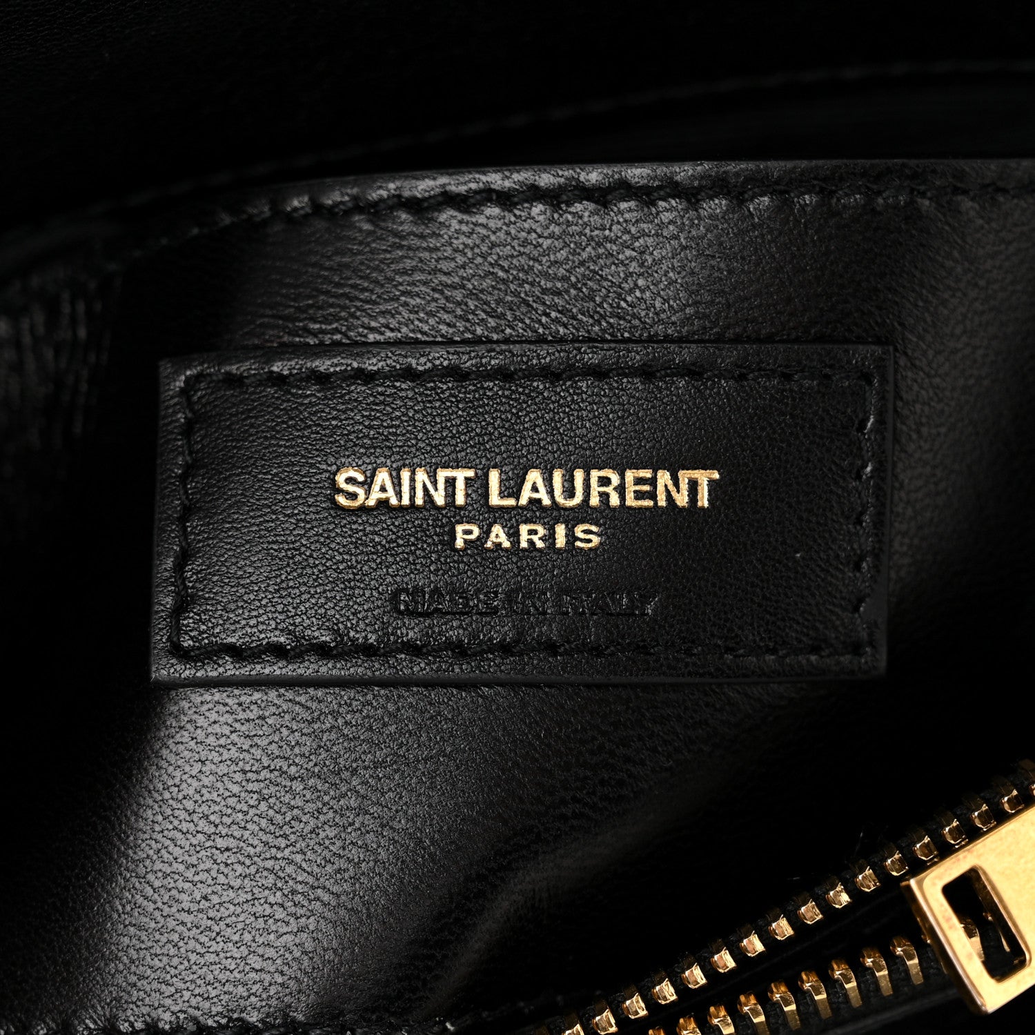 Saint Laurent Sheepskin Matelasse Chevron Monogram Medium College Bag Black 6 of 10
