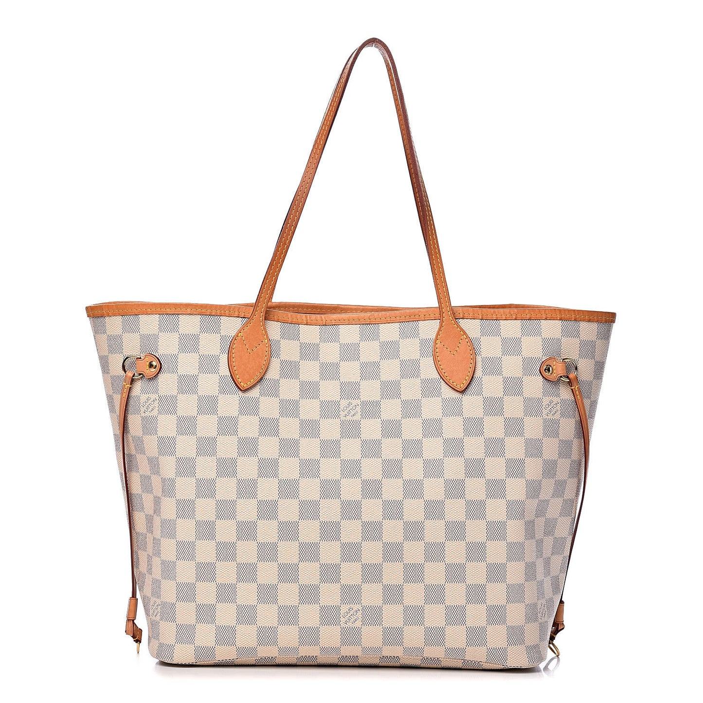 Damier Azur Neo Neverfull MM Rose Ballerine