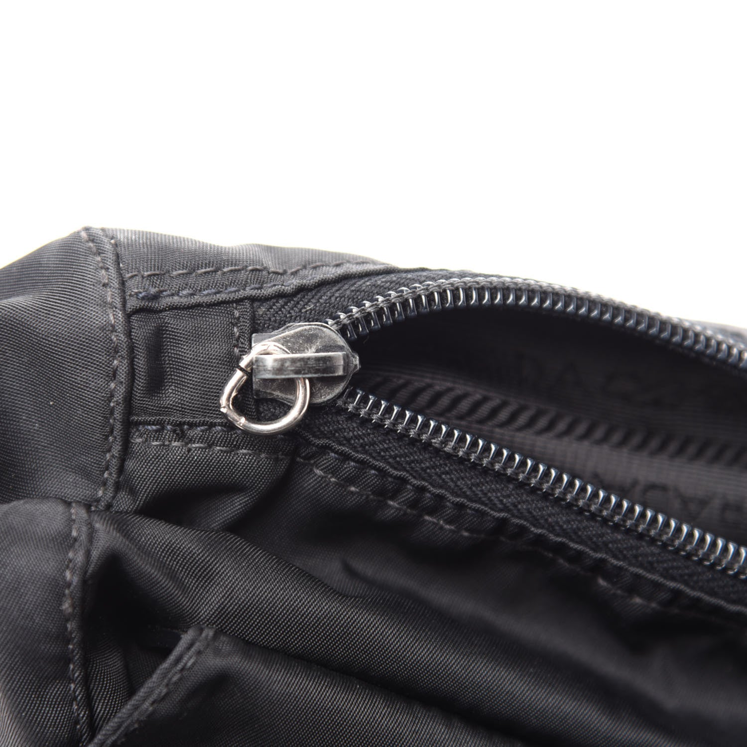 Prada Nylon Vela Messenger Bag Black 8 of 11