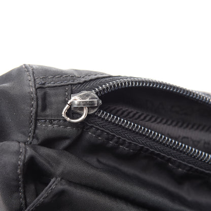 Prada Nylon Vela Messenger Bag Black 8 of 11