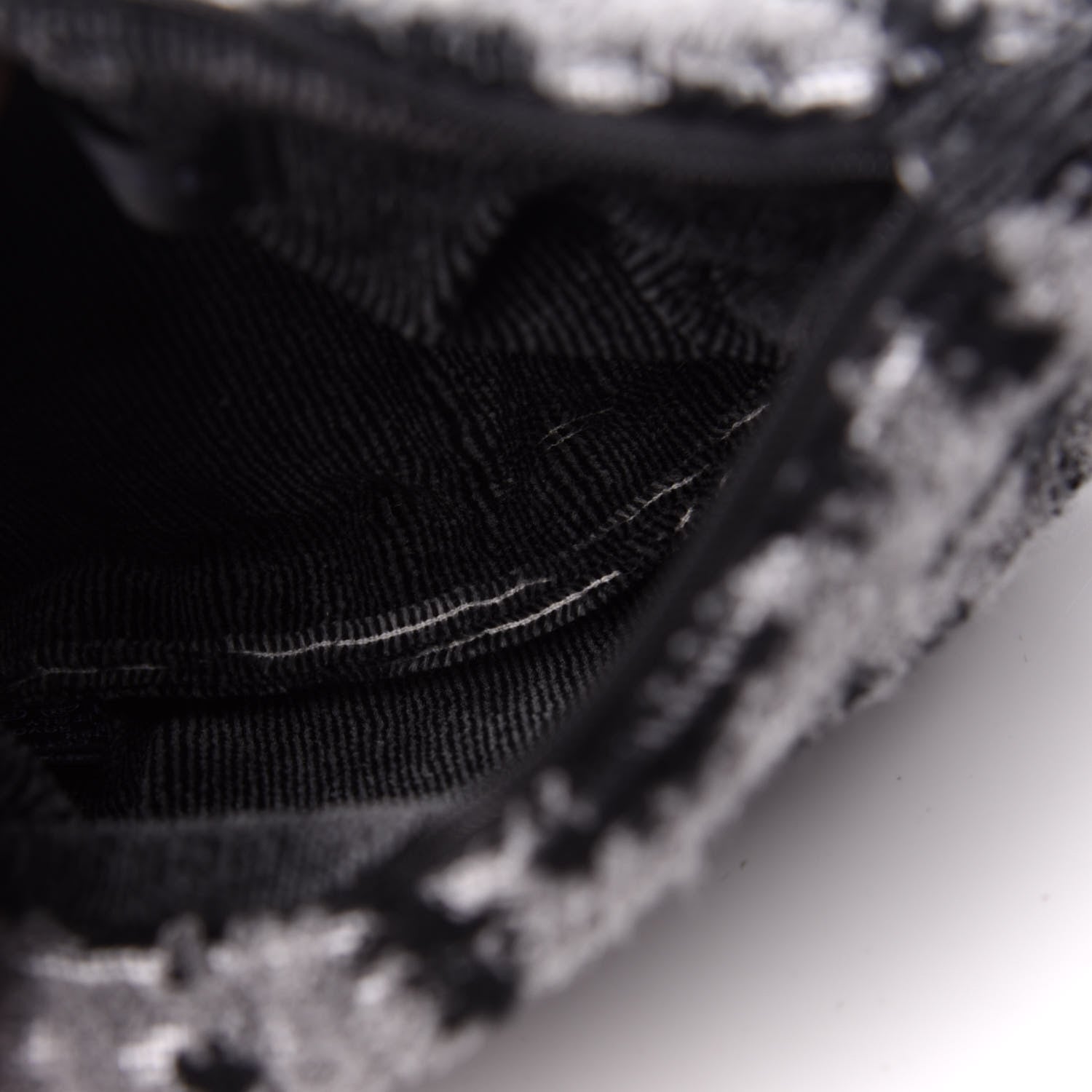 Chanel Terry Cotton CC Tote Black Grey 13 of 14